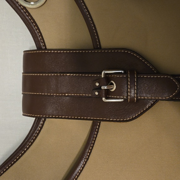 Etienne Aigner EUC Linen Canvas Medium Purse - Picture 3 of 12